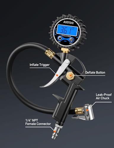 Digital Tire Pressure Gauge with Inflator 3