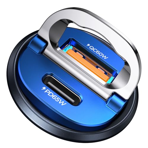 Upgraded】 125W USB C Car Charger Super Fast Charging for iPhone 16