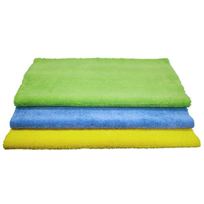 Microfiber Cleaning Towel Ultrasonic Cut Edgeless (24 Count)