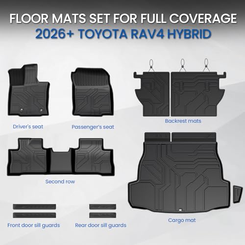 Floor Mats for Toyota RAV4 2026 Hybrid