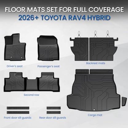 Floor Mats for Toyota RAV4 2026 Hybrid
