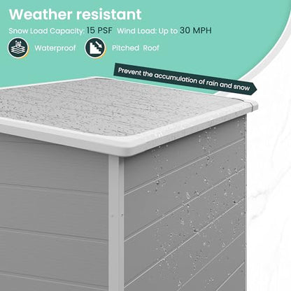 Outdoor Storage Shed 5x3 FT (2.0106 Ounce)