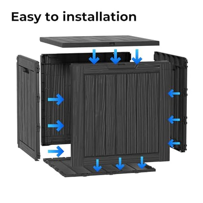 45 Gallon Resin Deck Box
