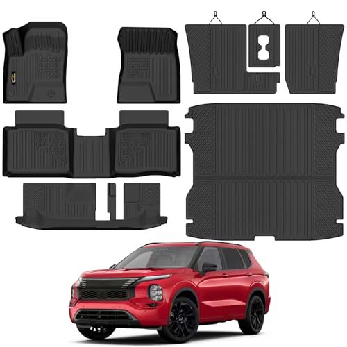 Floor Mats & Cargo Mat & Backrest Mat for Nissan Rogue PHEV 2026 7