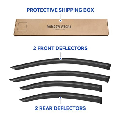 Window Visors Rain Guards for 2012 (4 Count)