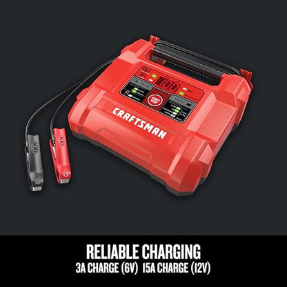15A Car Battery Charger & Maintainer
