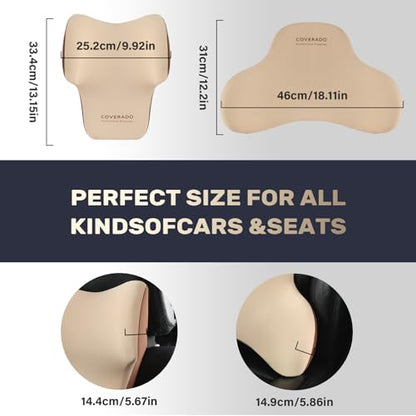 Lumbar Support and Car Neck Pillow