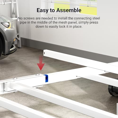 4x8 Overhead Garage Storage Rack with 6 Hooks (2 Count)