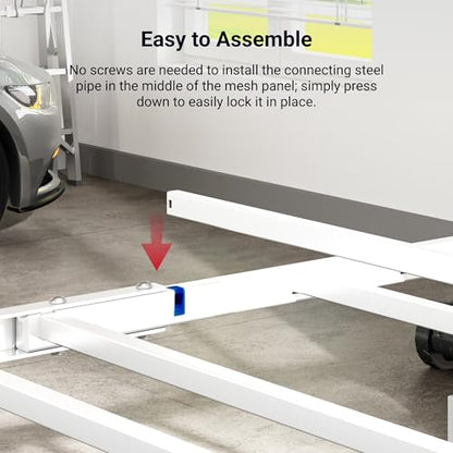4x8 Overhead Garage Storage Rack with 6 Hooks (2 Count)