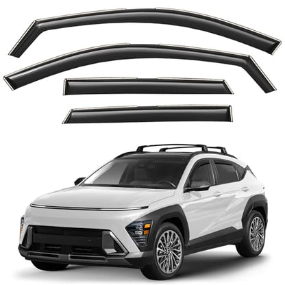 Window Deflectors Smoke Tinted in