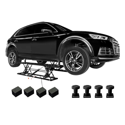 7000 LBS Portable Car Lift with Extension Plates for Garage Use