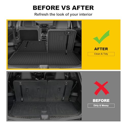 Floor Mats Fit for Honda Pilot 8 Seats 2016