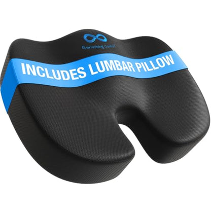 Doctor Recommended Memory Foam Seat Cushion for Office Chairs & Car