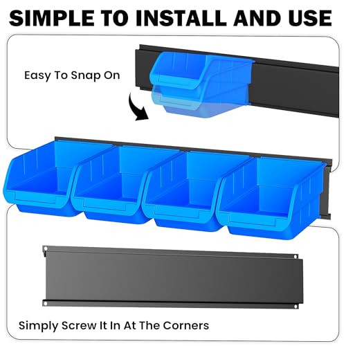 Wall Mounted Storage Bins