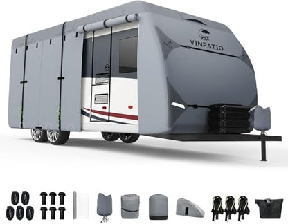 RV Cover 7 Layers Heavy Duty Travel Trailer Cover
