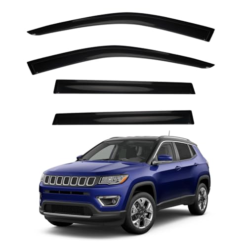 4pcs Window Visors Rain Guards for 2017