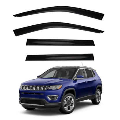 4pcs Window Visors Rain Guards for 2017