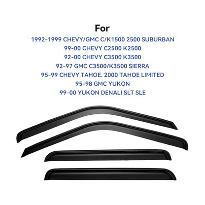Window Visors Rain Guards for 1995