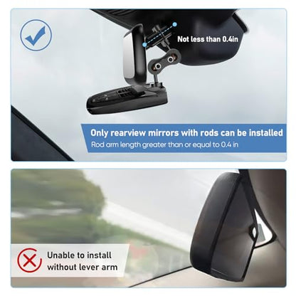 Radar Detector Mount Rearview Mirror Bracket