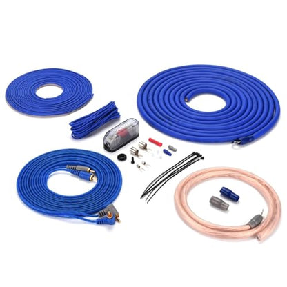 CBA2000.1D Monoblock Class D Amp & COKIT4 4GA Wiring Kit Bundle