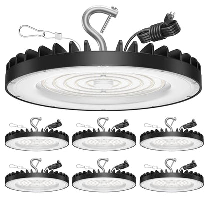 6 Pack UFO High Bay Led Shop Lights 150W (6 Count)