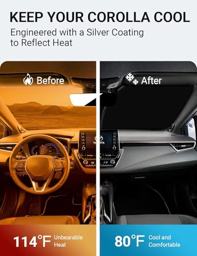 Custom Fit Car Windshield Sun Shade for 2014