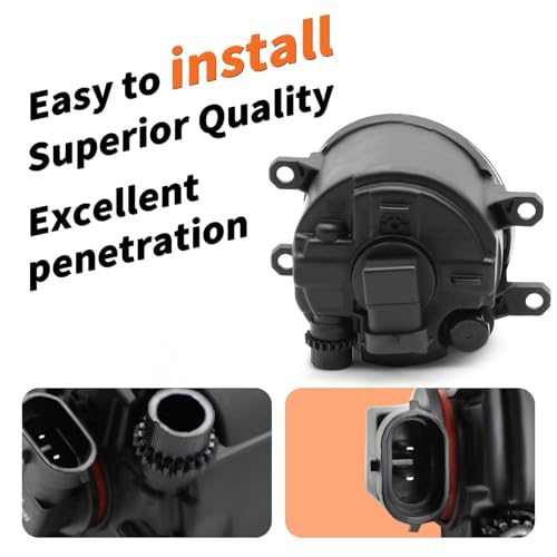 Fog Light Assembly Compatible with Corolla 2009 2010