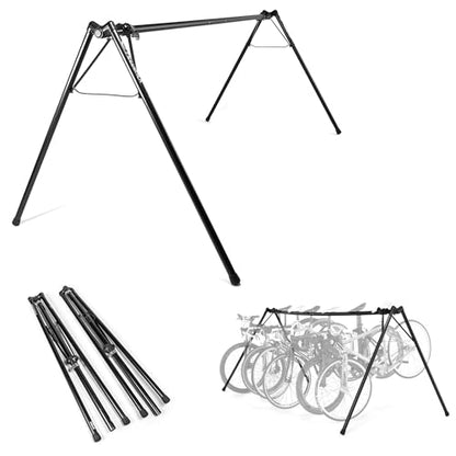 A Frame Portable Bike Storage Rack with Travel Bag