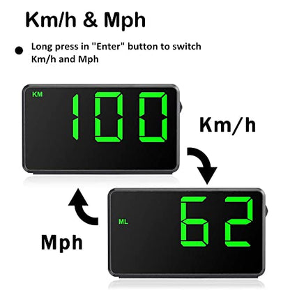 Digital GPS Speedometer Heads Up Display for Cars New HUD MPH Odometer Trip Meter for Trucks Golf cart All Vehicles