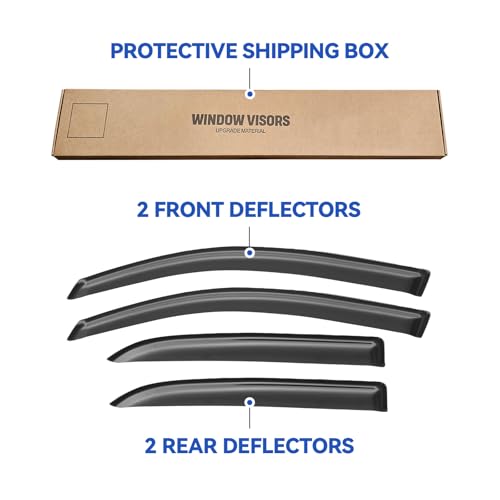 Window Visors Rain Guards for 2005 2006 2007 2008 2009 Chevy Equinox