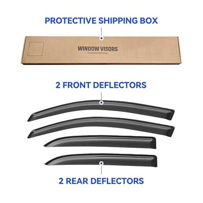 Window Visors Rain Guards for 2005 2006 2007 2008 2009 Chevy Equinox