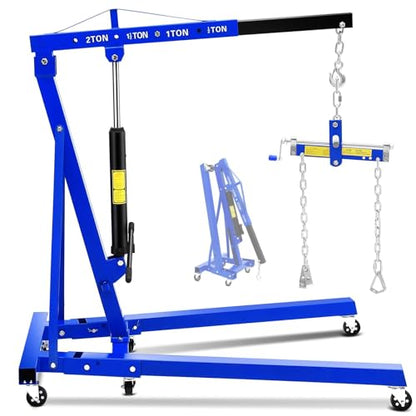 2 Ton Hydraulic Engine Hoist with Lever Stabilizer