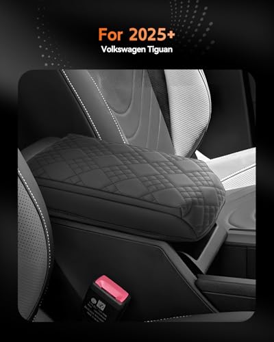 for 2025 2026 Volkswagen Tiguan Center Console Cover Armrest Box Cover for VW Tiguan