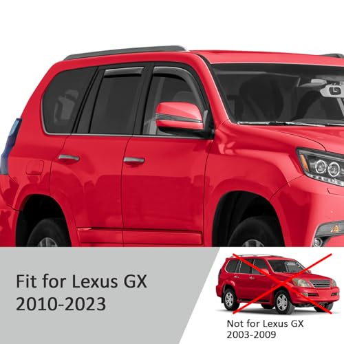 in Channel Extra Durable Rain Guards for Lexus GX 2010 (4 Count)