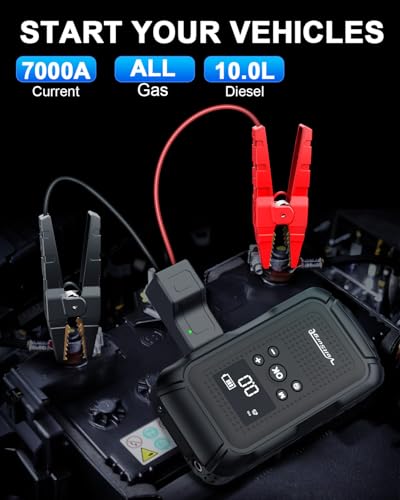 7000A Jump Starter with Air Compressor