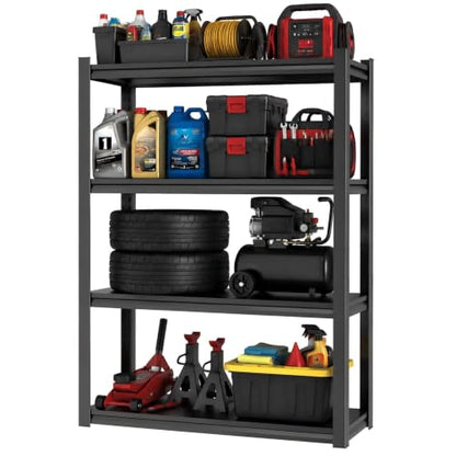4 Tier Metal Garage Shelving Unit