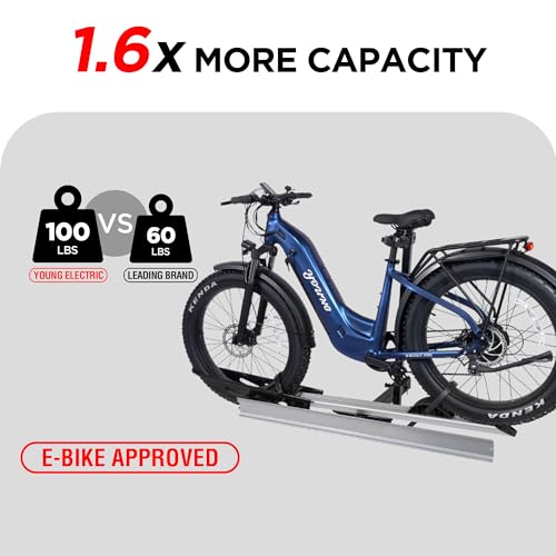 Young Hitch Single 1 Bike Rack with Ramp