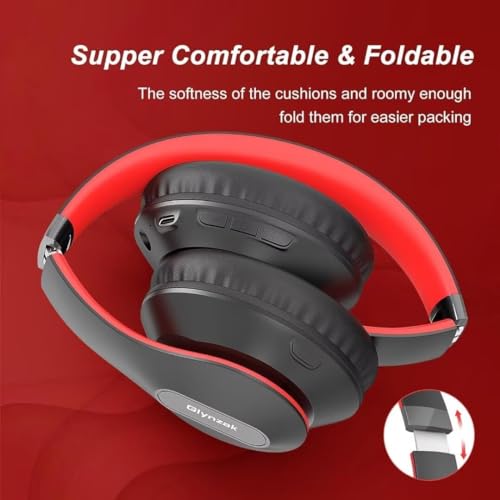 Wireless Bluetooth Headphones Over Ear V6.0 HiFi Stereo with Mic