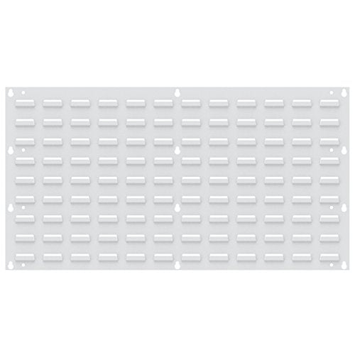 30636 Heavy Duty Wall Mount Garage Storage Steel Louvered Panel (4 Count)