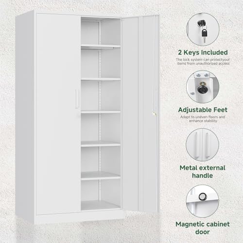 Metal Storage Cabinets with Lock Door