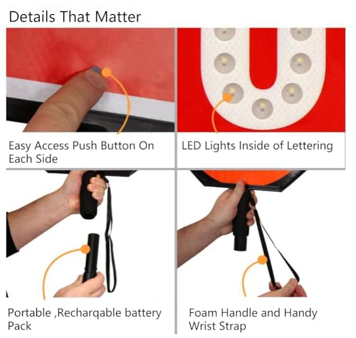 18" LED Stop Slow Paddle