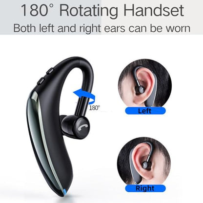 Bluetooth Earpiece Headphone Dual Noise Cancelling Mic Painless Open
