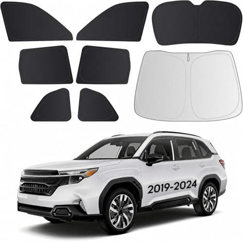 2026 8PC Full Set Window Sunshade for Subaru Forester 2019 (8 Count)