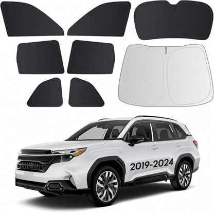 2026 8PC Full Set Window Sunshade for Subaru Forester 2019 (8 Count)