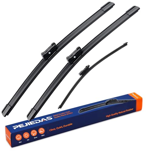3 Replacement Wiper Blades For VW Volkswagen Atlas 2018 2019 2020 2021 2022 2023