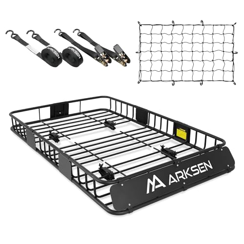 64" x 39" x 6" Roof Rack Basket with Extension