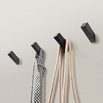 Black Towel Hooks (6 Count)