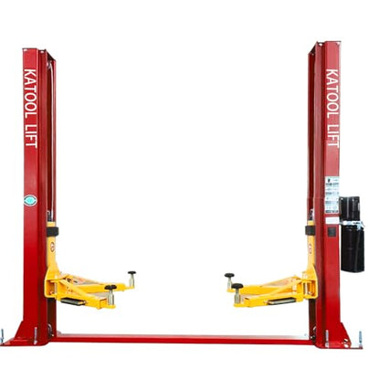 10000lbs 2 Post Lift Car Lift Auto Vehicle Car Lift Truck Hoist Floor Plate 220V