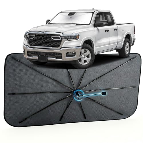 Car Windshield Sun Shade Umbrella for Dodge RAM 1500