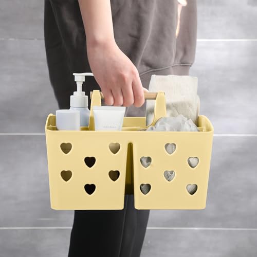 Portable Shower Caddy Plastic Shower Basket Organizer with Handle